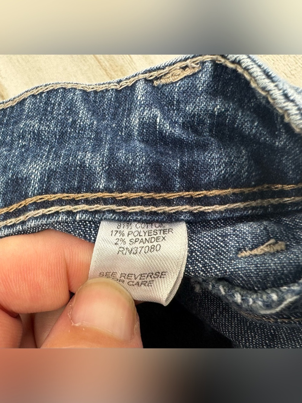 Cato Premium Jeans Women's 20W 38x32 Blue Straight Leg High Rise - Picture 6 of 11